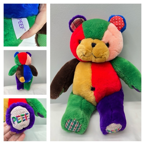 PEEF colorful vintage bear. - Picture 1 of 6